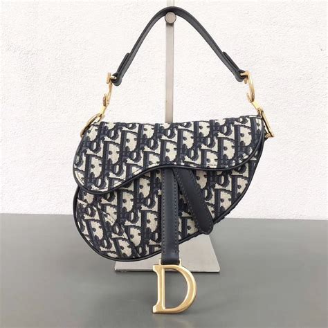 dior saddle bag oblique jacquard blue|blue Dior saddle bag.